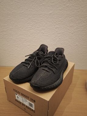 Adidas Yeezy Boost 350 V2 Black Knit Sneakers